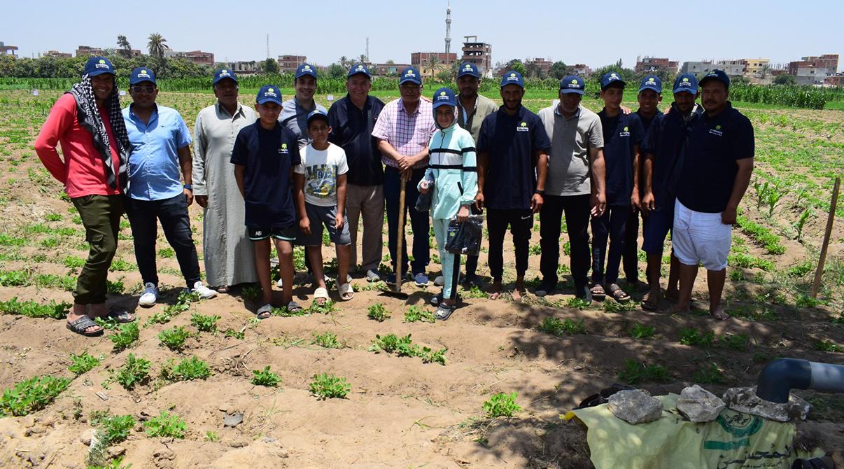 Evergrow and Arab Potash Company Research Team Conduct Field Visits in Menoufia and Ismailia