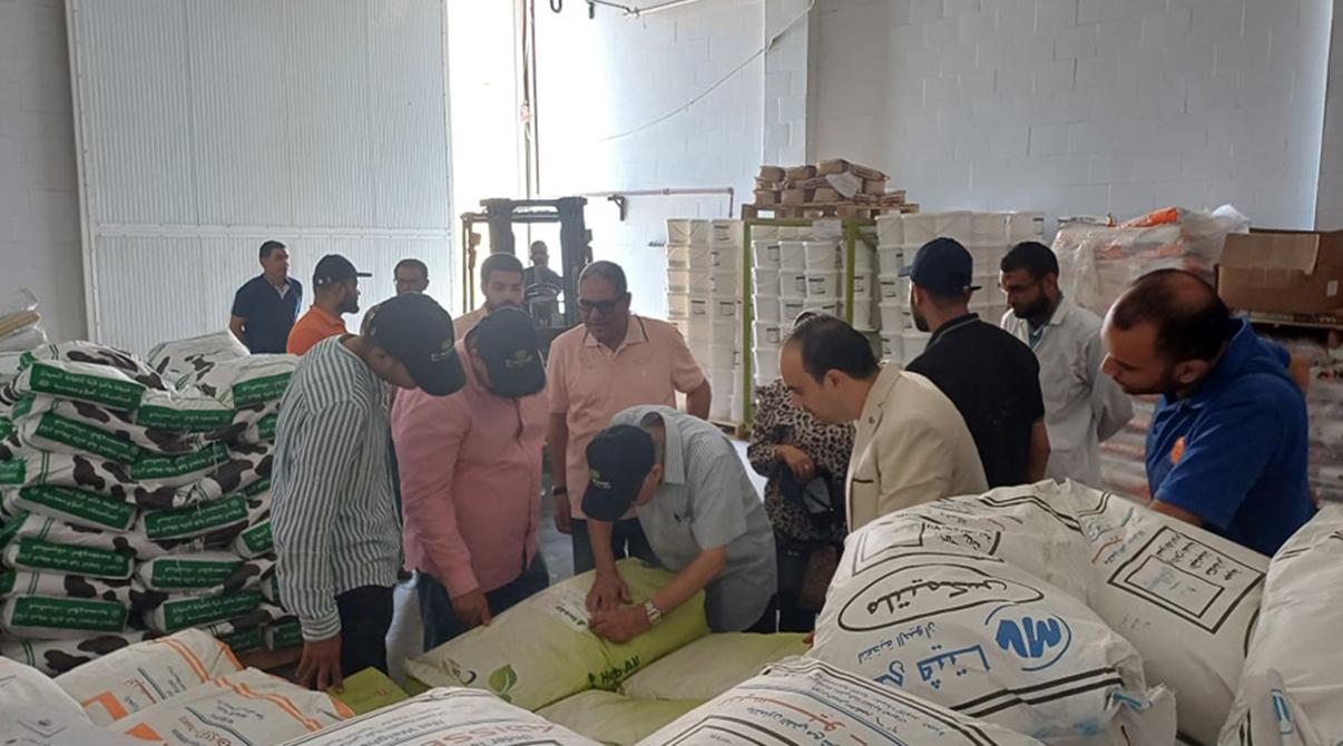 Evergrow Technical Support and Sales Teams Visit Modern Poultry and Livestock Feed Factory in Sadat City